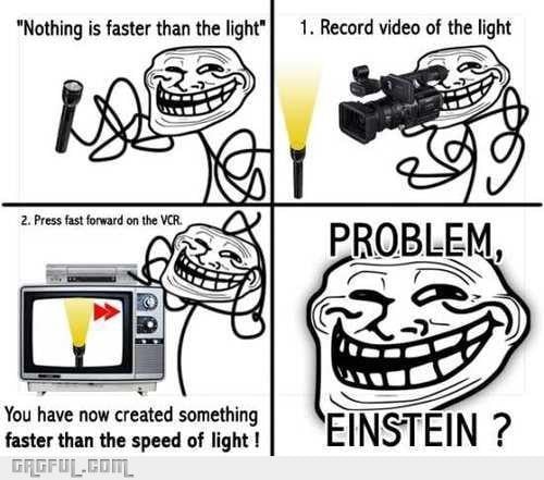 Problem Einstein?!